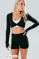 Perform Bolero Twist Top