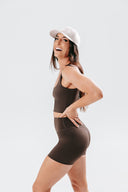 HER Baseball Cap in Taupe – sustainable women’s cap made from recycled fabric