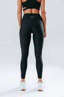 Empower black leggings with hidden phone pocket at back